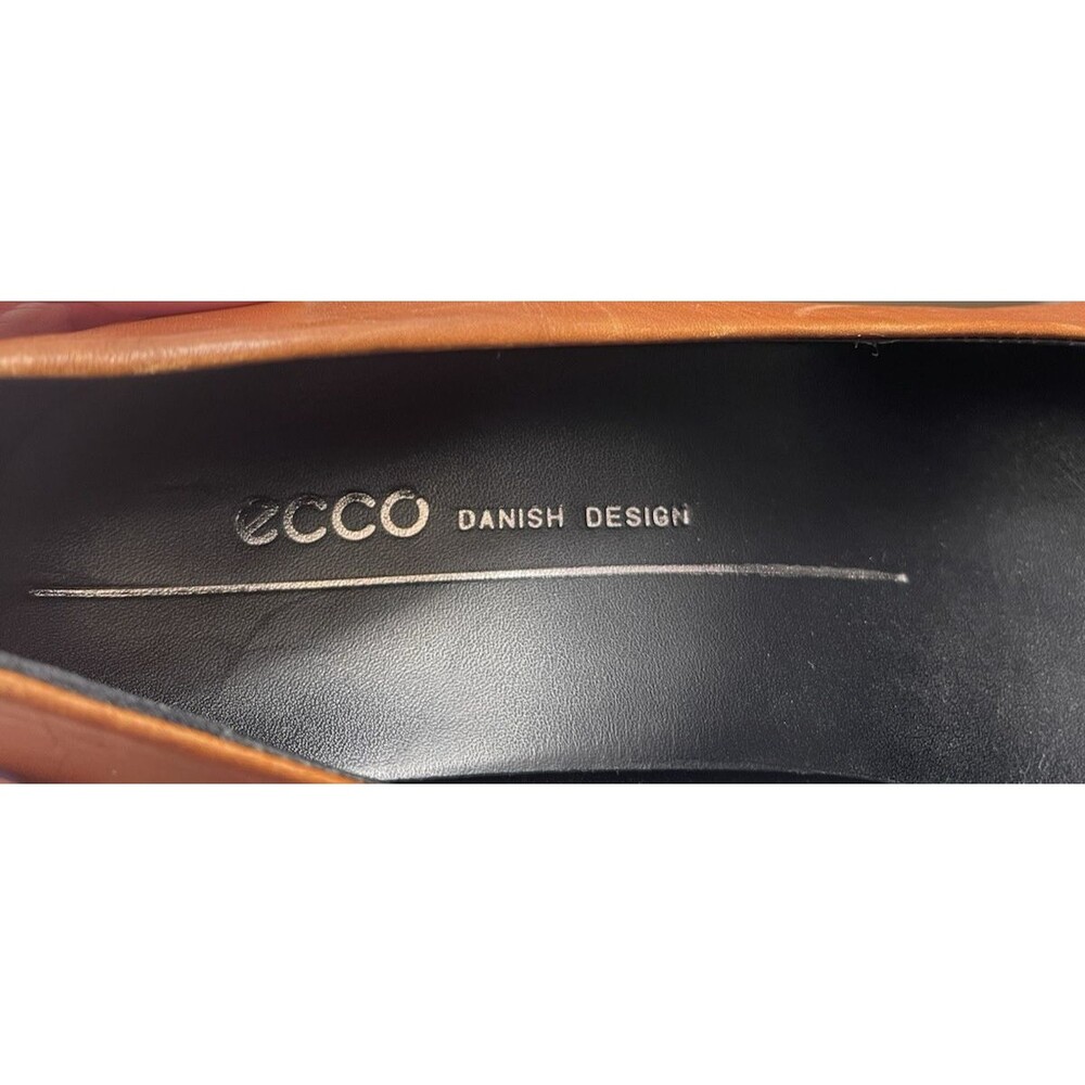 Ecco Shape 55 Plateau Pump US 7/EU 38 Women Cognac Leather #corpcore #office - Picture 5 of 7